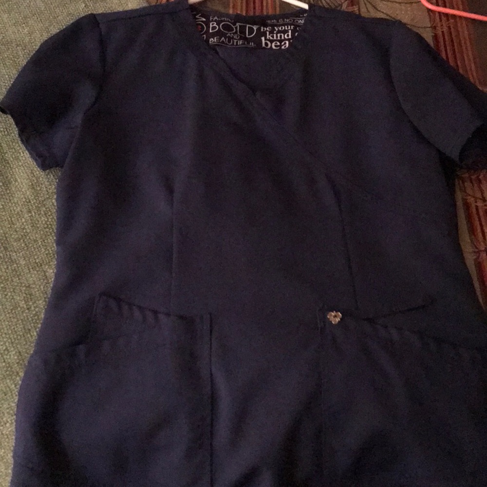 Navy Blue Scrub set
